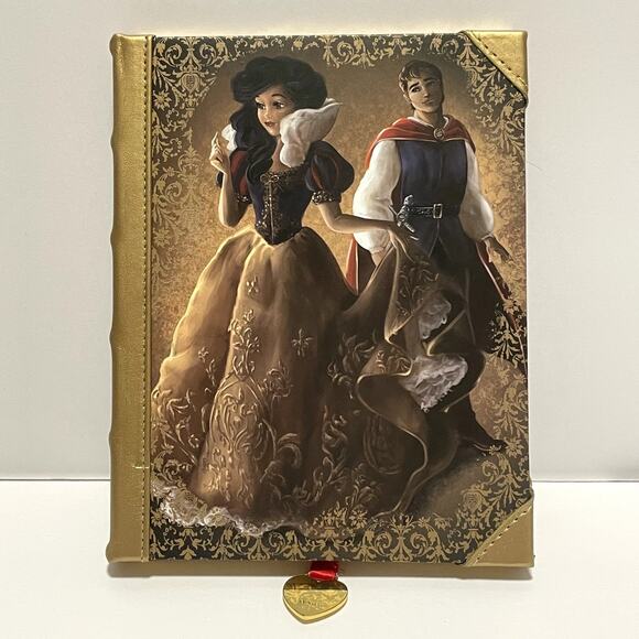 Disney Store Designer Collection Snow White Prince Couples Journal Notebook - Picture 1 of 9